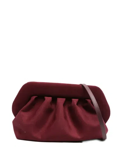 Themoirè Tia Suede Prune Bag In Red