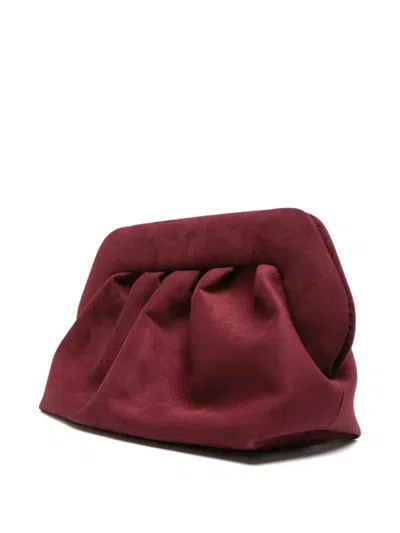 Themoirè Tia Suede Prune Bag In Red