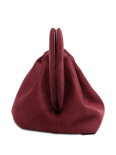 Themoirè Tia Suede Prune Bag In Red