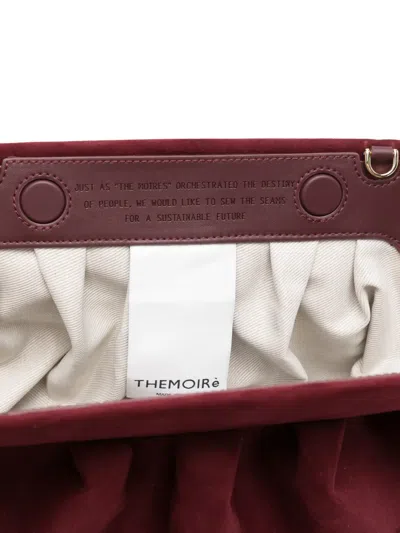 Themoirè Tia Suede Prune Bag In Red
