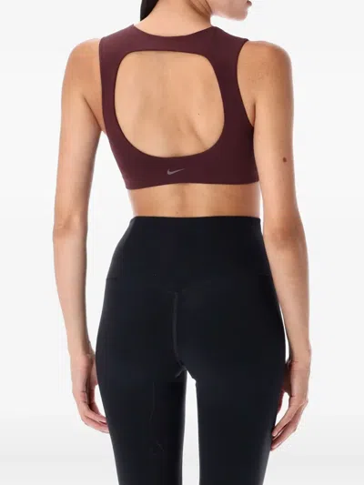 Nike Women's Zenvy Light-support Lightly Lined Sports Bra In Burgundy