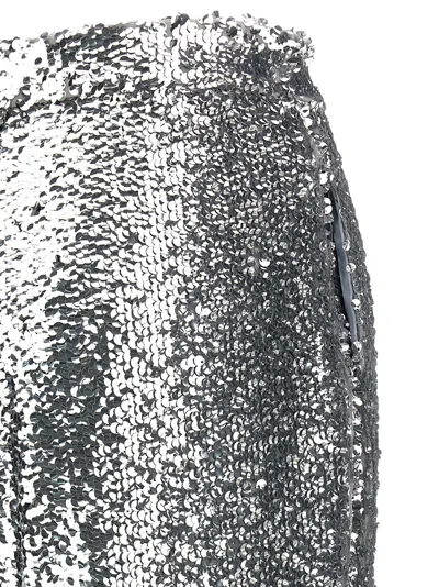 Giuseppe Di Morabito Sequin Embellished Wide Leg Trousers In Gray