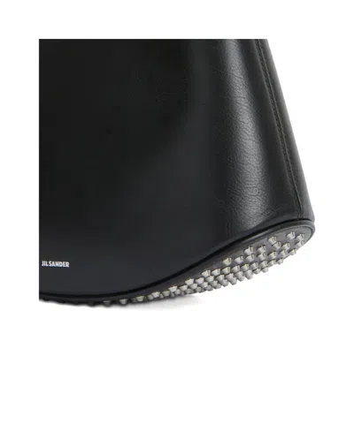 Jil Sander Local Authority Printed Cotton T-shirt In Black