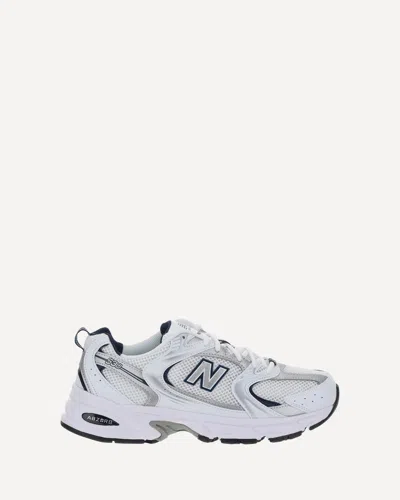 New Balance Low Men's Shoe 530 White/dark Blue In Bianco Bianco