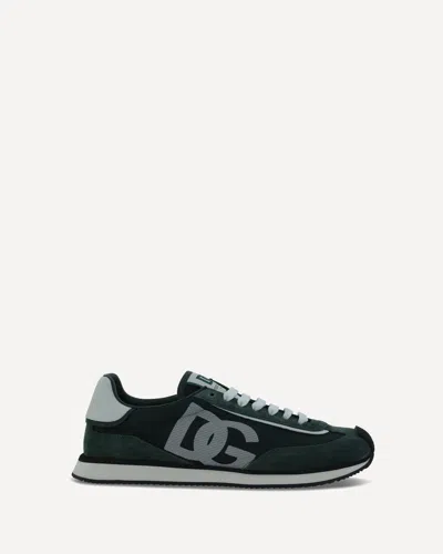 Dolce & Gabbana "dg Cushion" Sneaker In Green