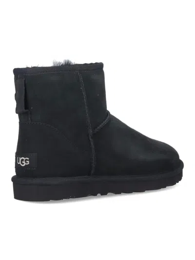 Ugg Flat Shoes Blacks And Greys In Multi