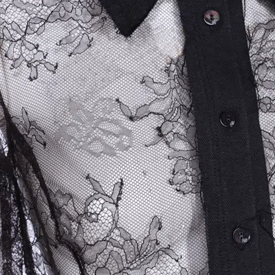 Blumarine Shirts Blacks And Greys In Black