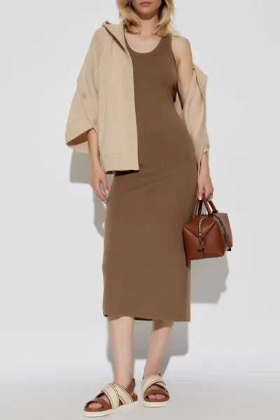 Max Mara Hooded Cardigan In Neutral