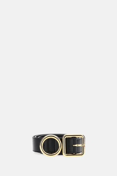 Jacquemus Le Ceinture Regalo Leather Belt In Black