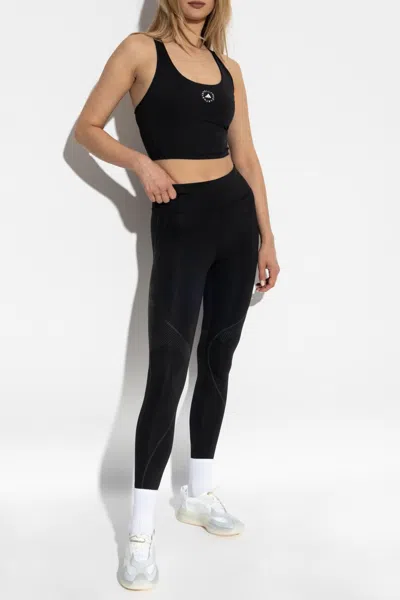 Adidas By Stella Mccartney Truepace Cold.rdy Stretch Recycled Leggings In Black