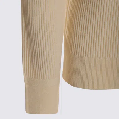 Stone Island Wool Blend Sweatshirt With Iconic Logo Patch And Timeless Design In Neutral