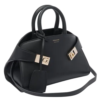Ferragamo Mini Hug Leather Top-handle Bag