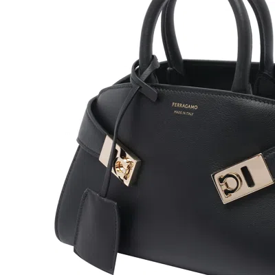 Ferragamo Mini Hug Leather Top-handle Bag