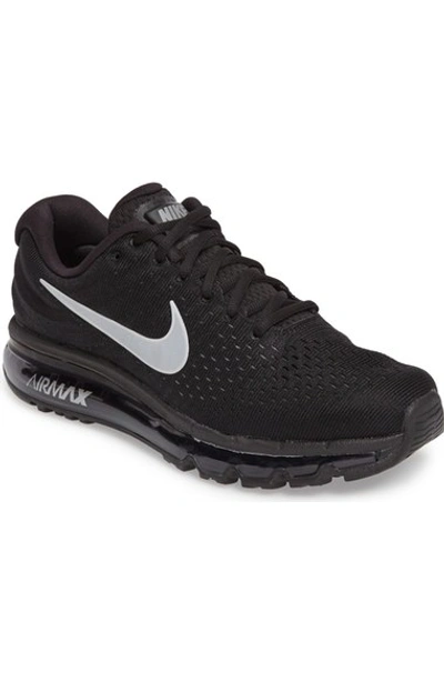 Nike Men's Air Max 2017 Lace Up Sneakers In Black | ModeSens
