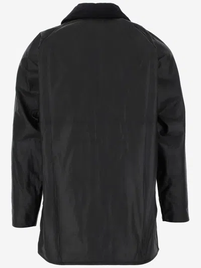 Barbour Giubbino Beaufort Wax Archive Olive In Black