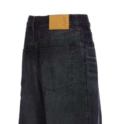 Haikure Candy High-rise Wide-leg Jeans In Black