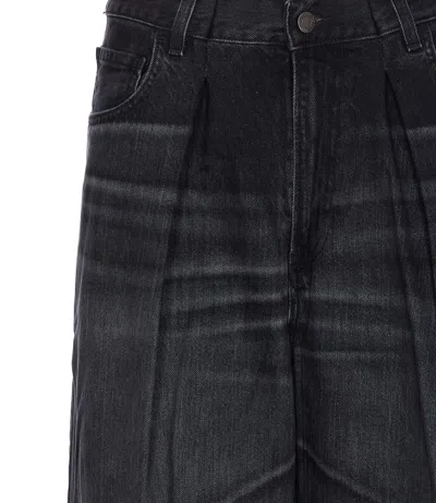 Haikure Candy High-rise Wide-leg Jeans In Black