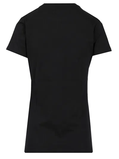 Vivienne Westwood Orb Logo-embroidered T-shirt In Black