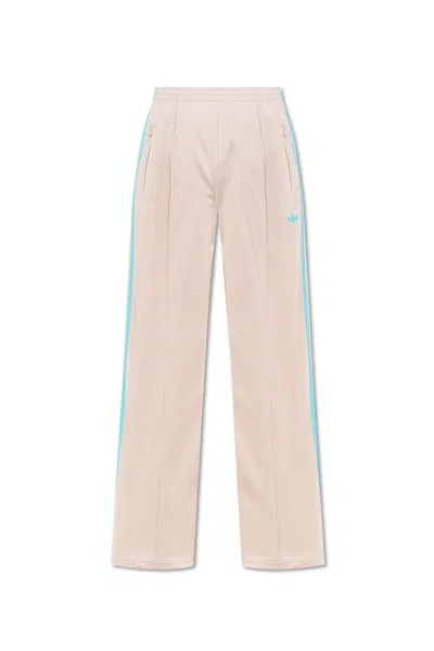 Adidas Originals Wide-leg Track Pants In Neutral