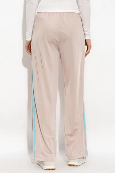 Adidas Originals Wide-leg Track Pants In Neutral
