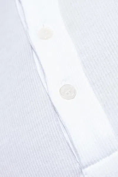 Versace Embroidered Logo Under Shirt In White