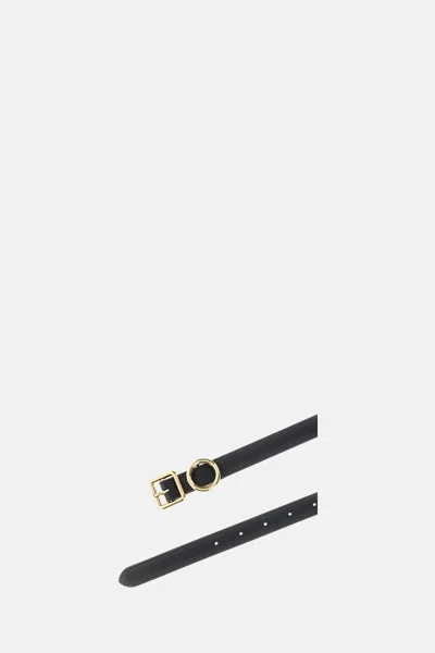 Jacquemus Le Ceinture Regalo Leather Belt In Black