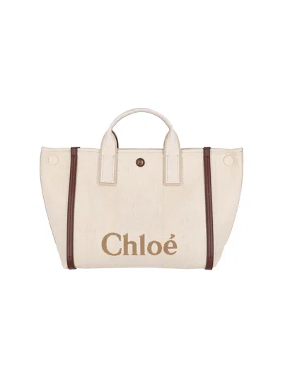 Chloé Chloe Carry Shoulder Bag Women In Sand