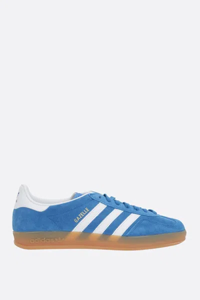 Adidas Originals Striped Suede Low Top Sneakers In Blue