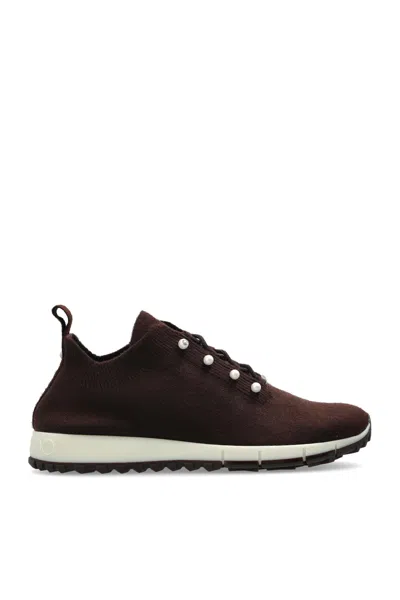 Jimmy Choo Veles Sneakers In Brown