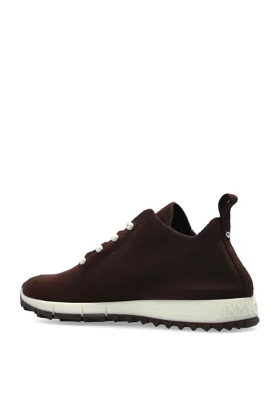 Jimmy Choo Veles Sneakers In Brown