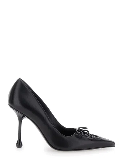 Jimmy Choo Scarlett 95 Leather Pumps In Black