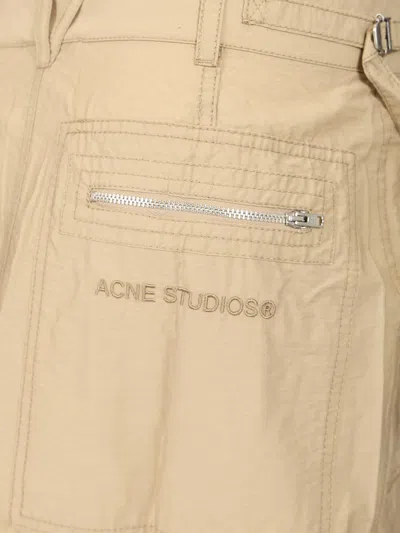 Acne Studios Multipocket Long Skirt Skirts Beige In Neutral