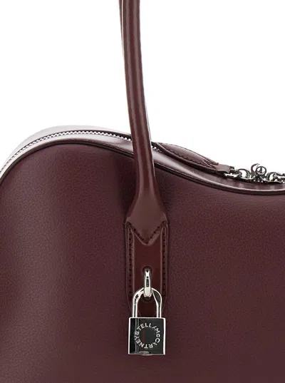 Stella Mccartney Stella Ryder Shoulder Bag In Burgundy