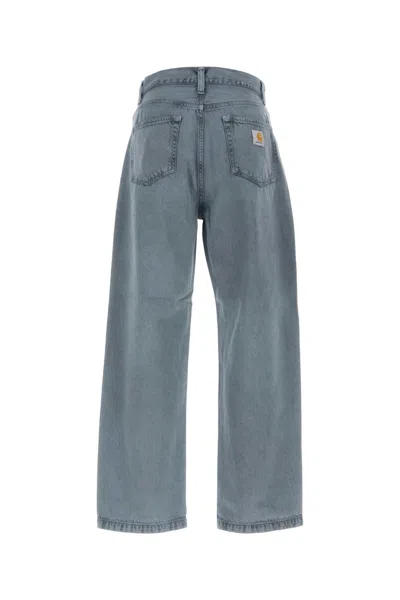 Carhartt Light Blue Denim Landon Pant In Blue