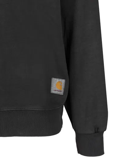 Carhartt Hudson Black Sweatshirt In Gray