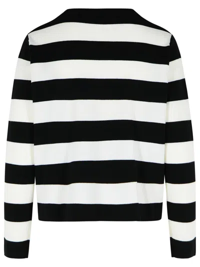 Max Mara Viterbo Wool Crewneck Sweater In Black