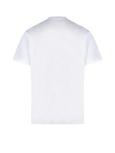 Carhartt Wip Logo Embroidery T Shirt In White