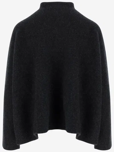 Giorgio Armani Cashmere High Neck Sweater In Black