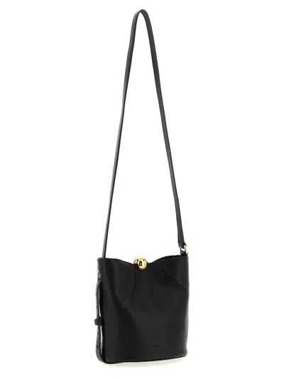 Furla ' Sfera Soft' Mini Bucket Bag In Black