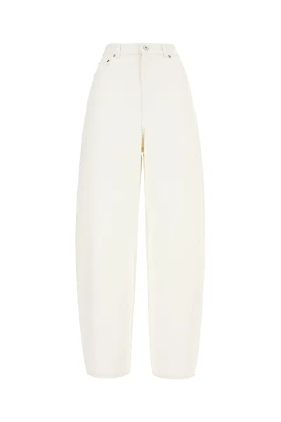 Givenchy Cocoon Denim Pants Clothing In White