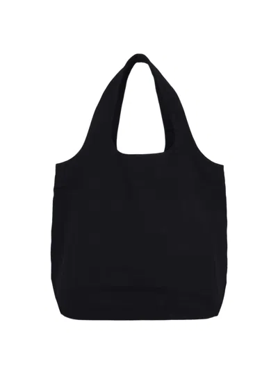 Apc A.p.c. Ninon Canvas Tote Bag In Black