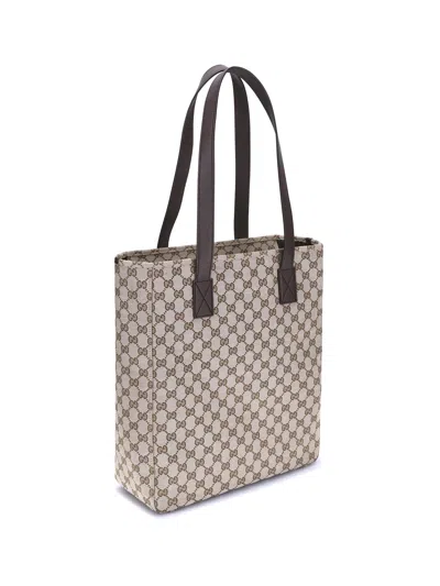 Gucci Men Gg Fabric Tote Bag
