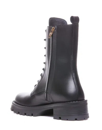 Versace Booties In Black