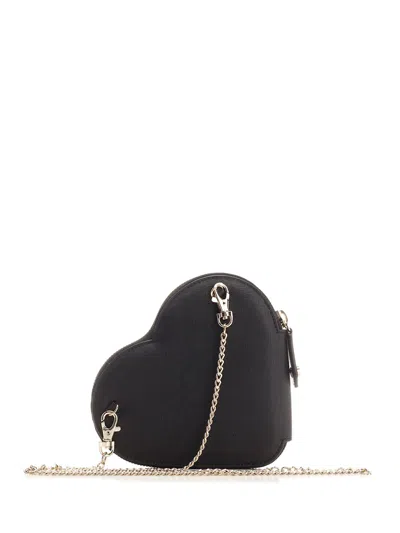 Vivienne Westwood 'new Heart' Crossbody Bag In Black