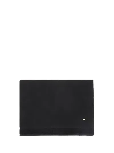 Saint Laurent Echarpe Scarf In Black