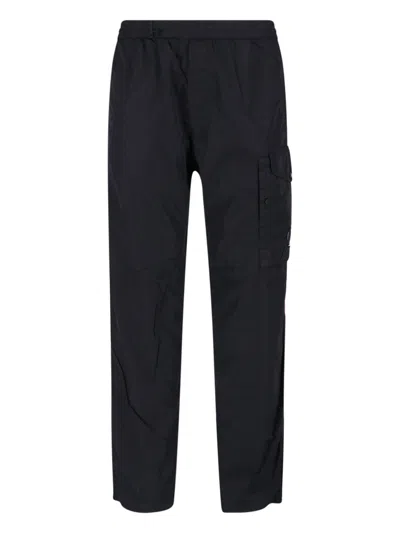 C.p. Company Straight Trousers In Blue