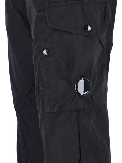 C.p. Company Straight Trousers In Blue