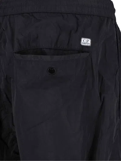 C.p. Company Straight Trousers In Blue