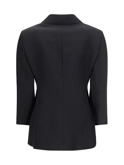 Givenchy Women Single-breasted Wool Blazer In Black