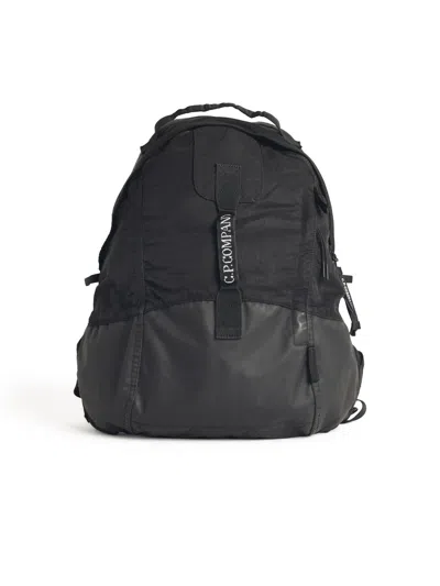 C.p. Company Polyamide Backpack With Padded Shoulder Straps In Black